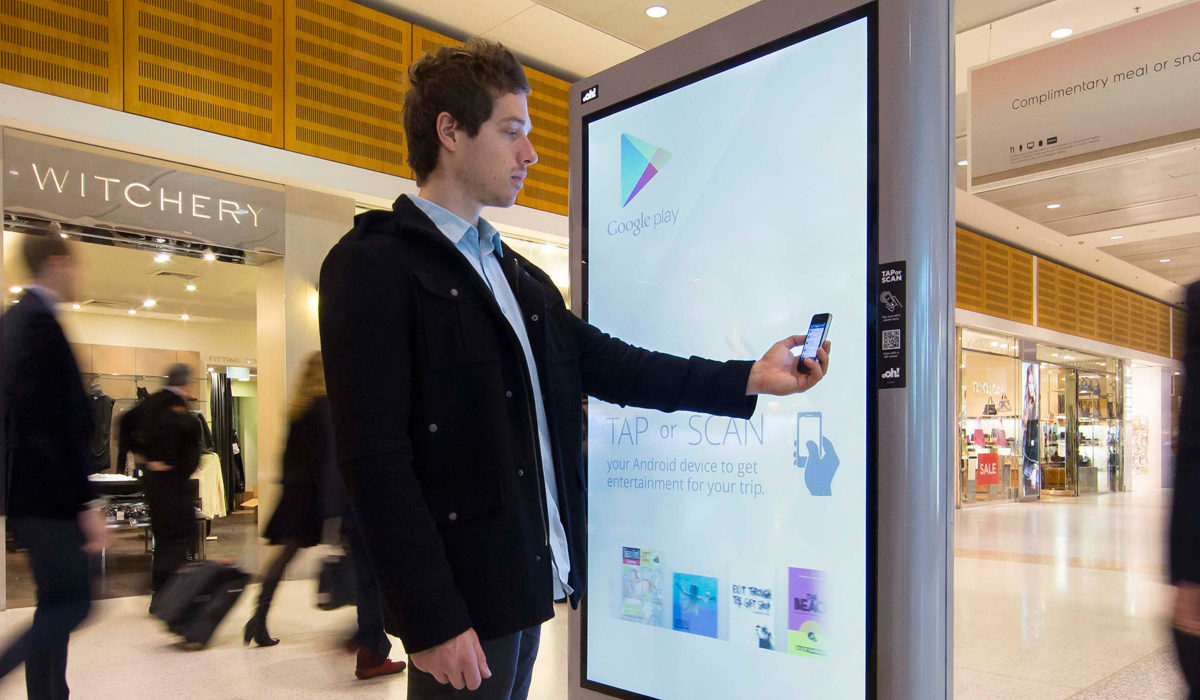 borne interactive galerie