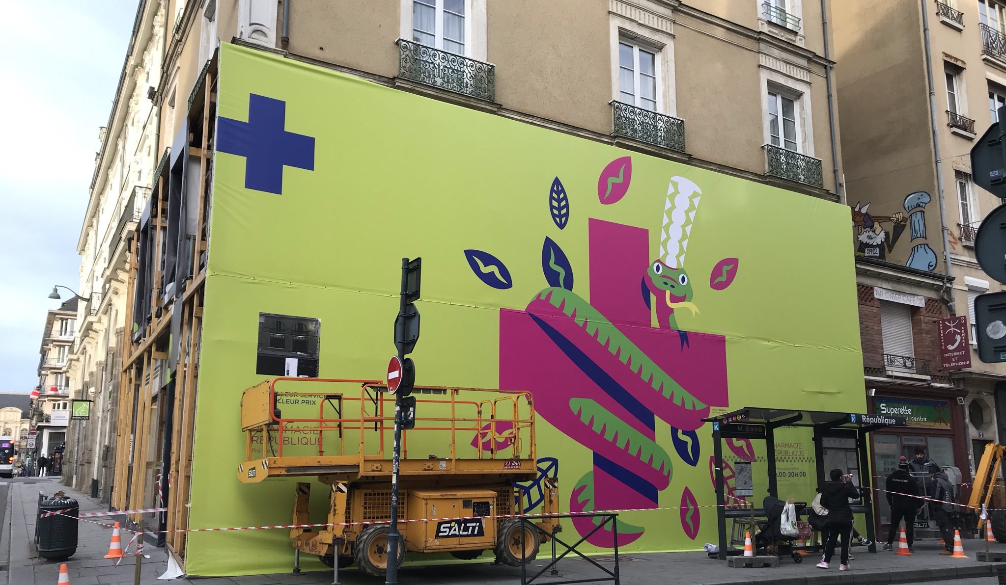 signaletique extérieure pharmacie